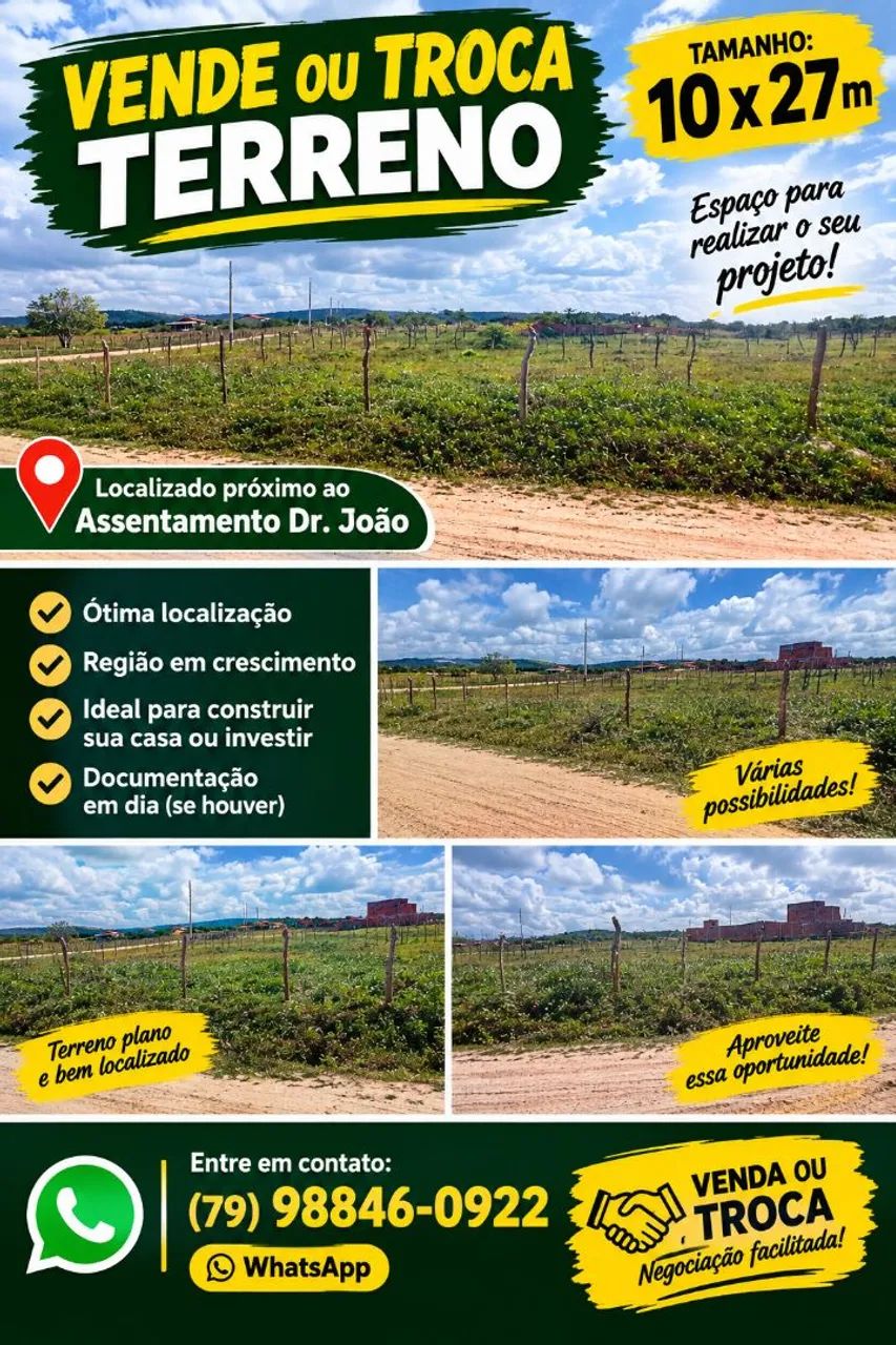 Vendo ou Troco Terreno 10x27 - Foto 2