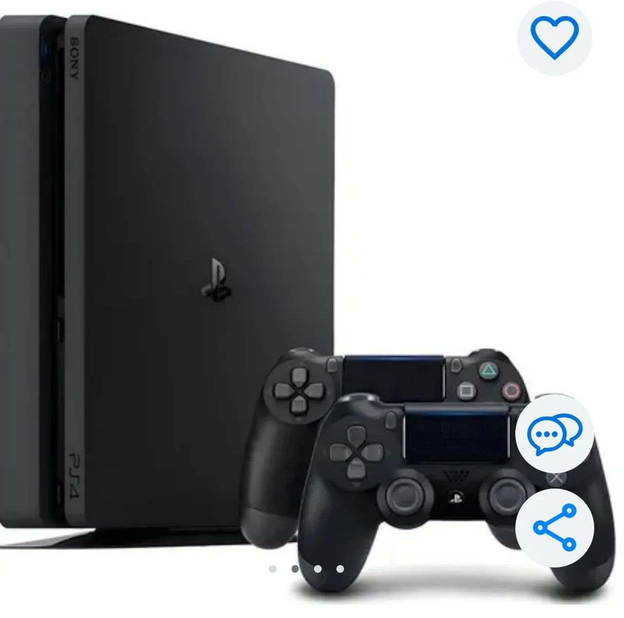 Playstation 4 slim com 3 jogos  - Foto 2