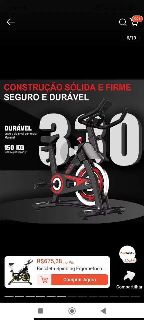 Bicicleta ergométrica  - Foto 2