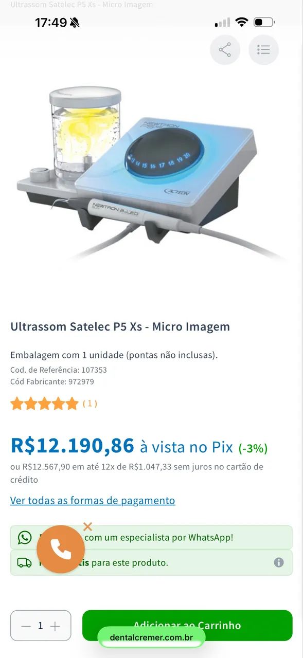 Ultrassom Satelec P5 XS - Foto 5