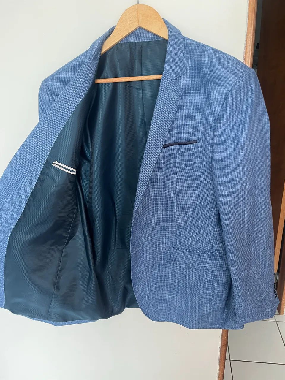 Terno Azul Completo de Poliviscose  - Foto 5
