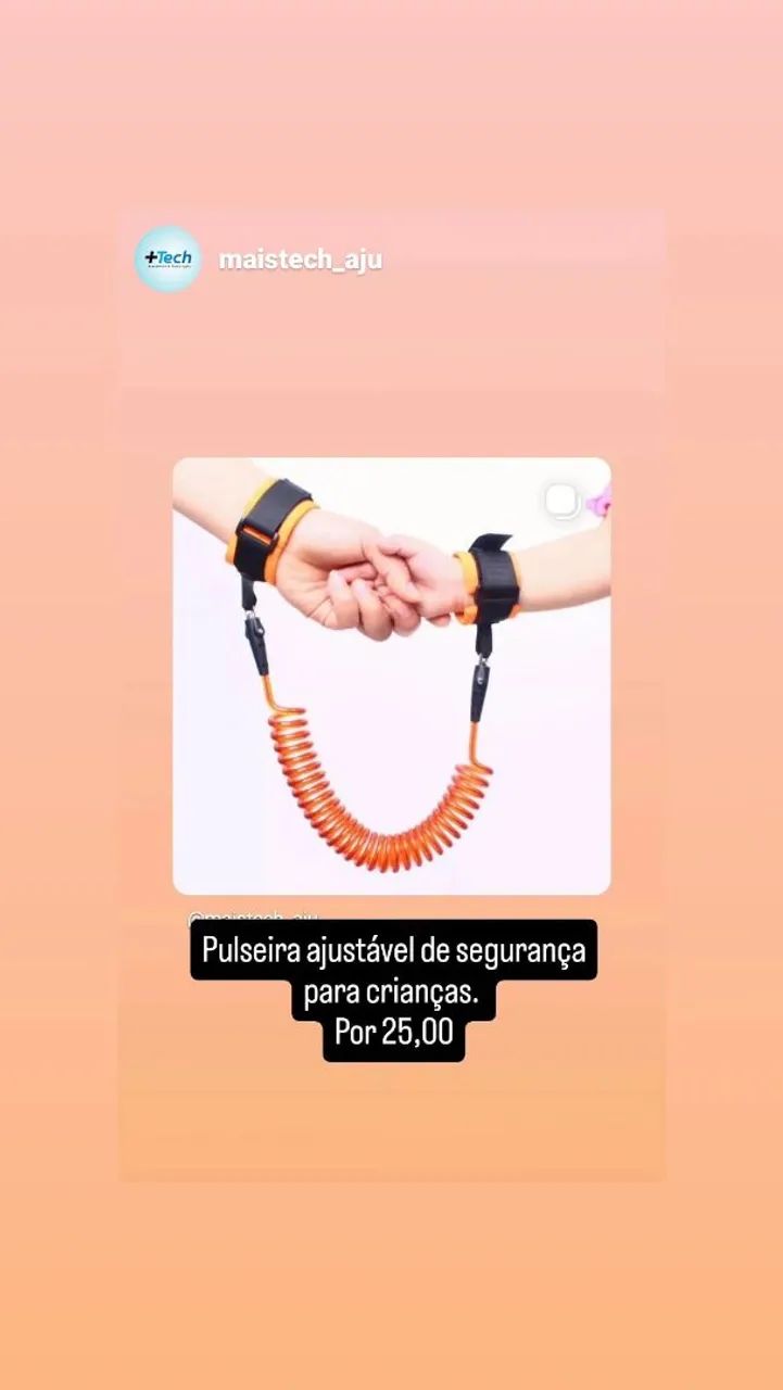 Pulseira de segurança ajustável 