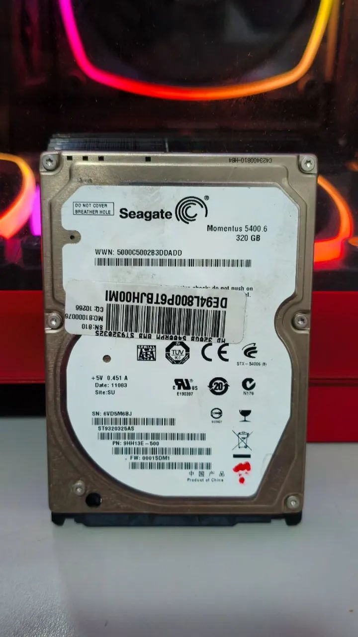 HD Seagate 320GB SATA