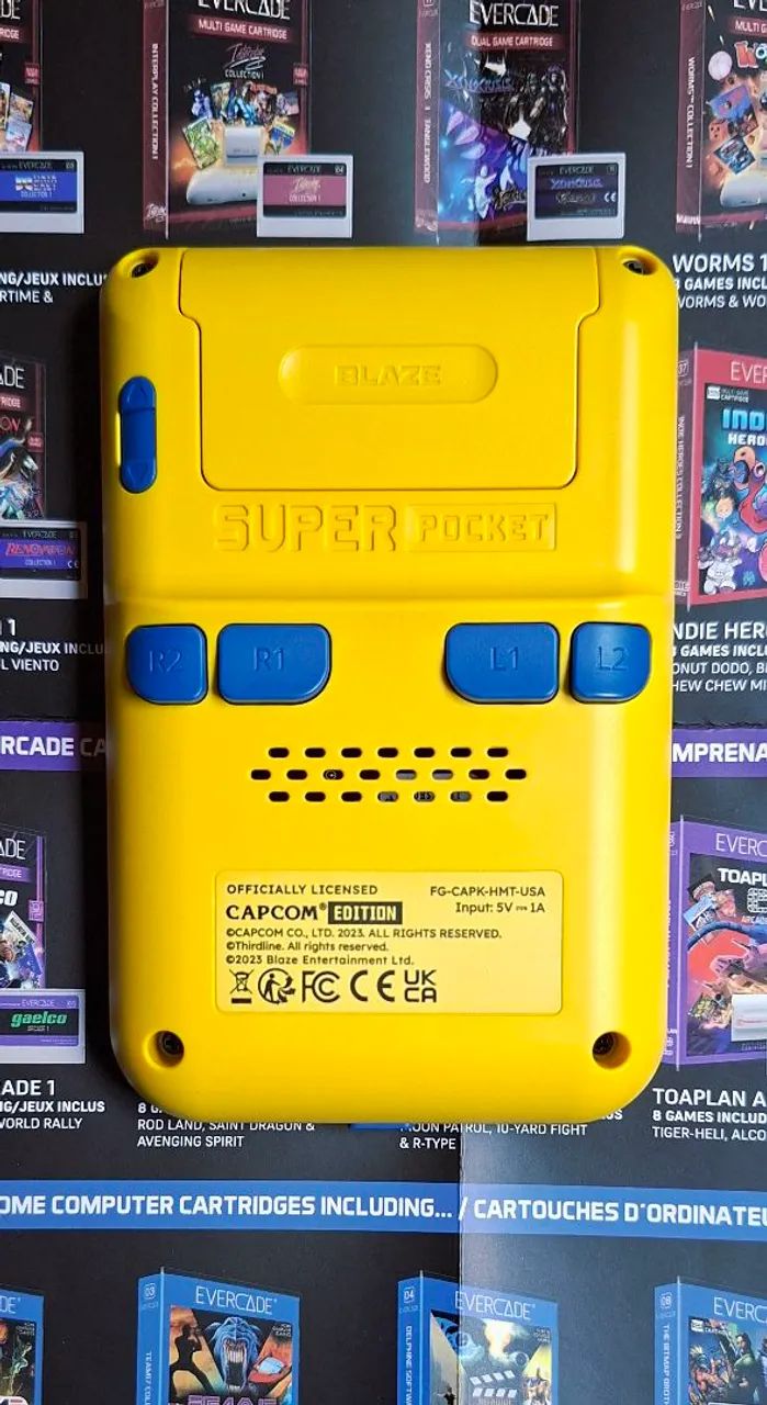 Super Pocket Capcom original (compativel com jogos Evercade) - Foto 2