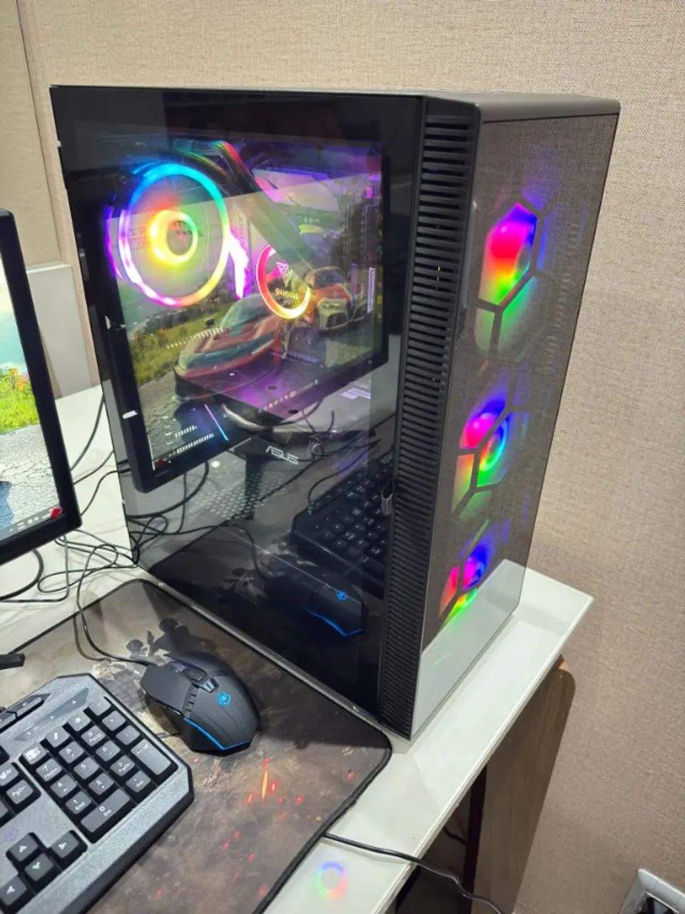 Troco vendo pc Gamer Intel Core i7 =16g =ssd512 =RX5500xt Toppp - Foto 2