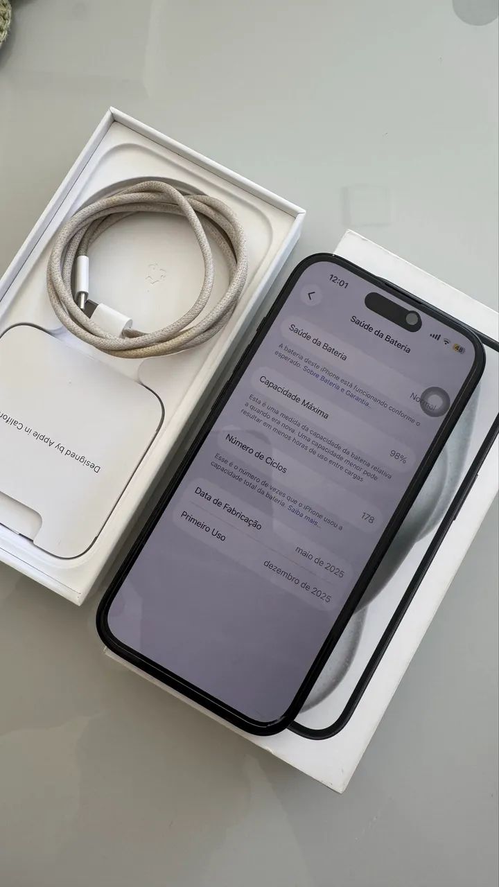 Iphone 15 128gb NA GARANTIA APPLE sem detalhes - Foto 3