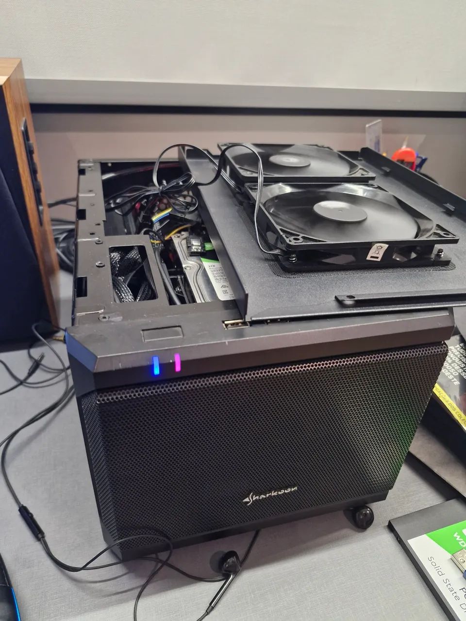 Gabinete Mini ITX Shakoon QBONE - Foto 4