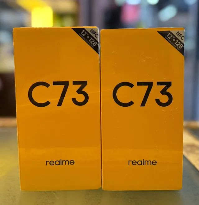 Chegou Novidade! Realme C73 128GB/4 + 8Ram Verde e Violeta 