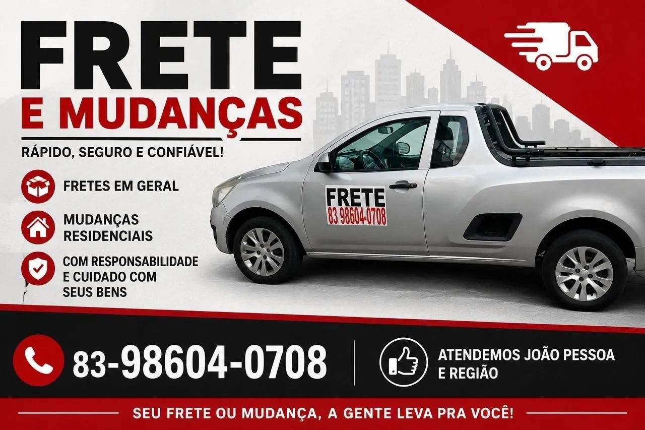 Fretes e pequenas mudanças 
