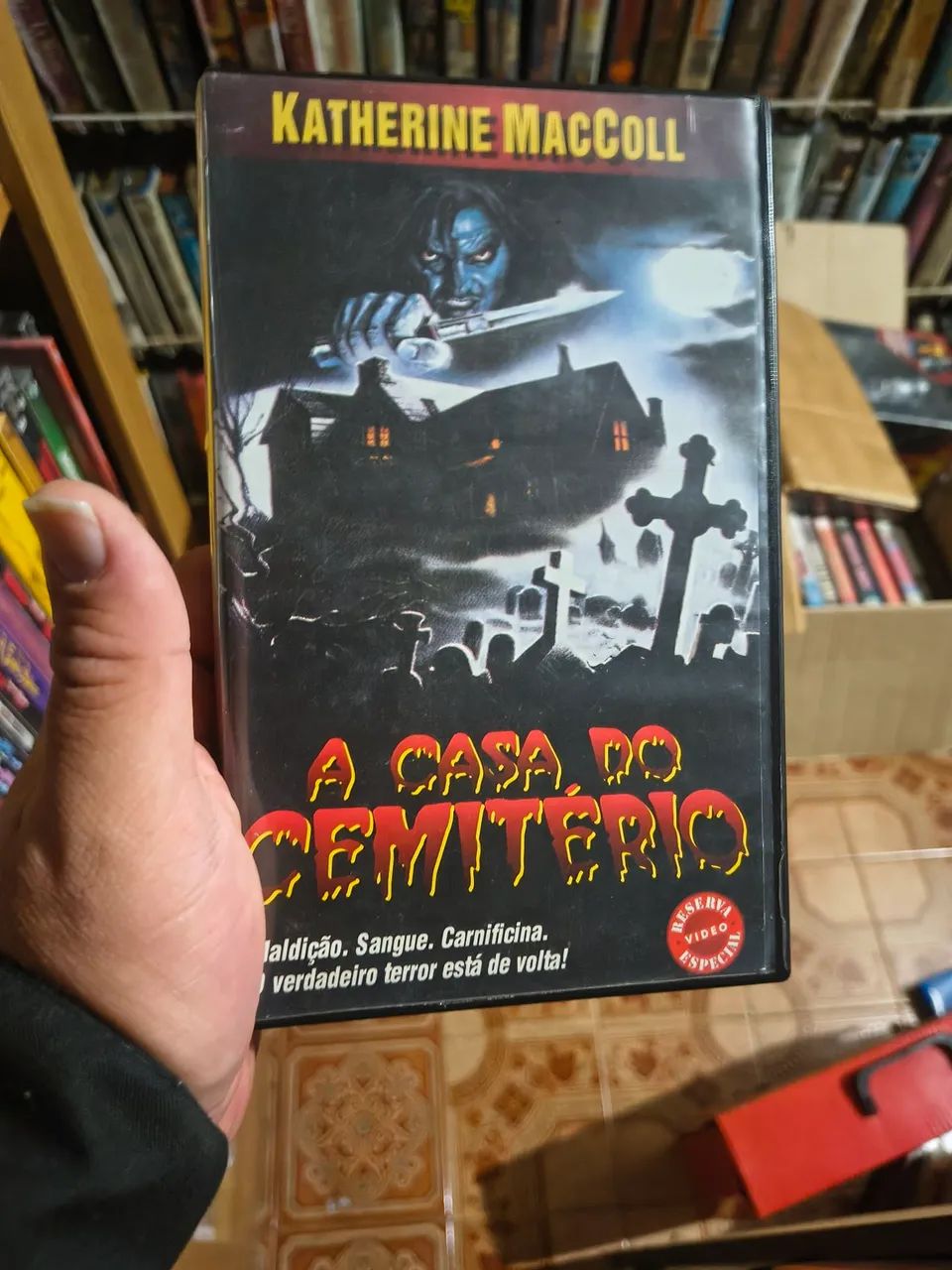 VHS A Casa do Cemitério - Lucio Fulci