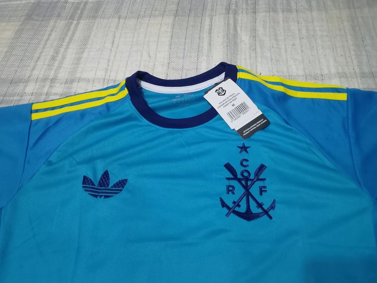 Camisa flamengo azul/goleiro - Foto 2