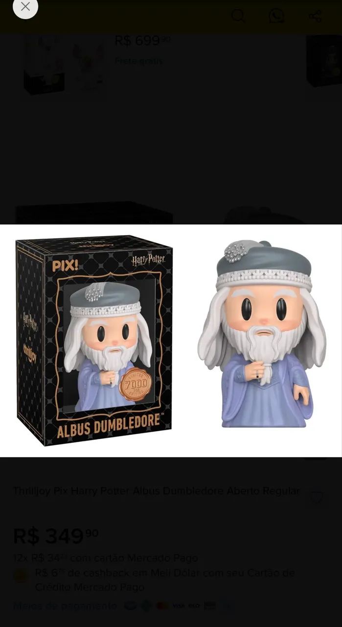 Thrilljoy Pix Albus Dumbledore Regular - #7000 peças 