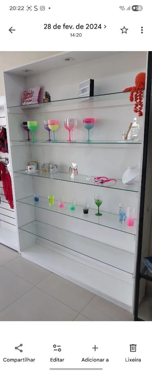 Movel com pratileiras de vidro  - Foto 2