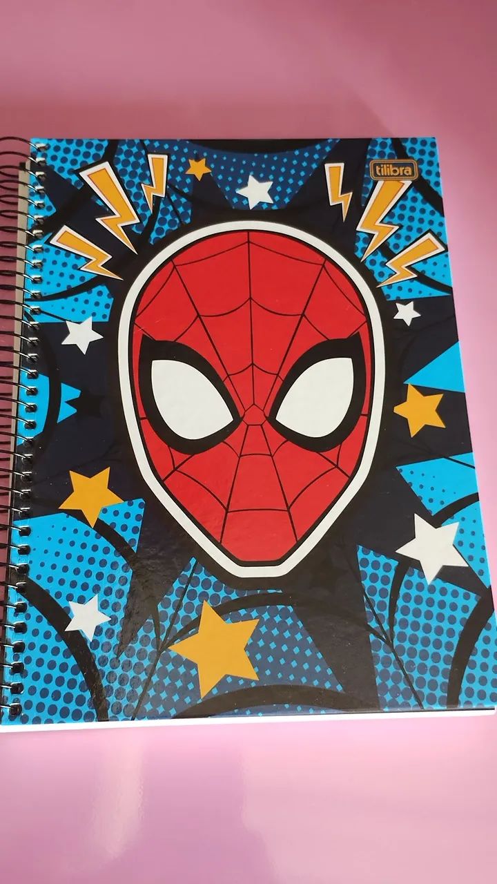 Caderno  do homem-aranha