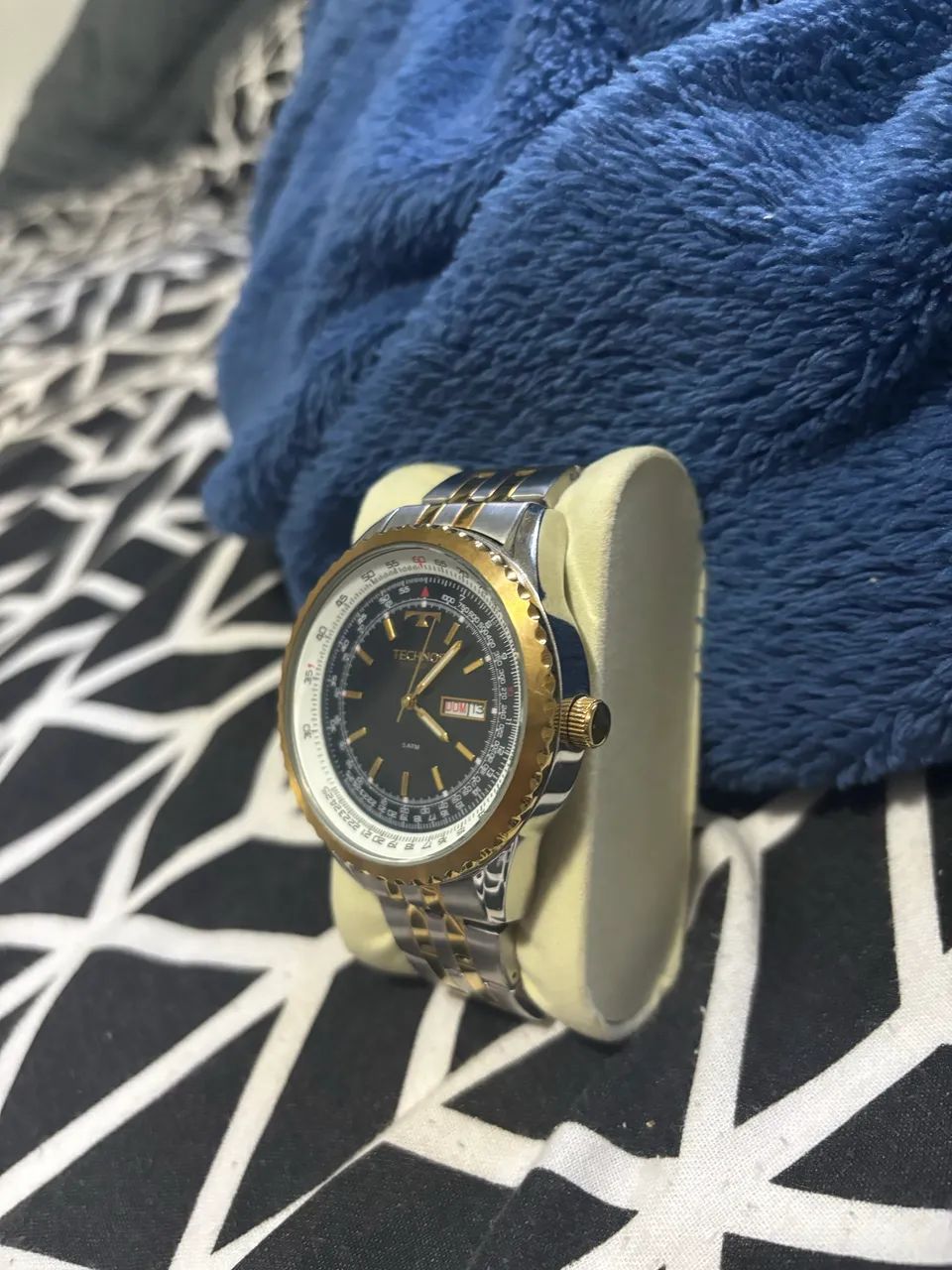 Relógio technos prata/dourado - Foto 2