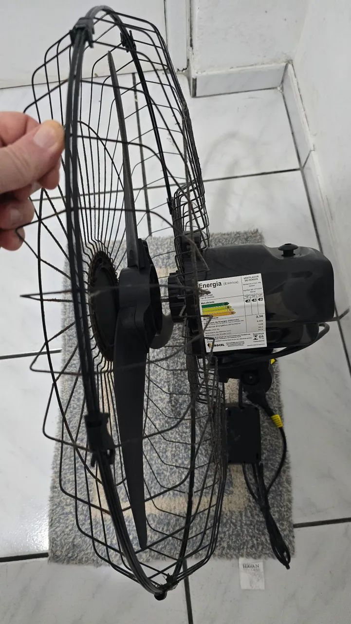 2 Ventiladores Ventisol Parede 60cm - Foto 5