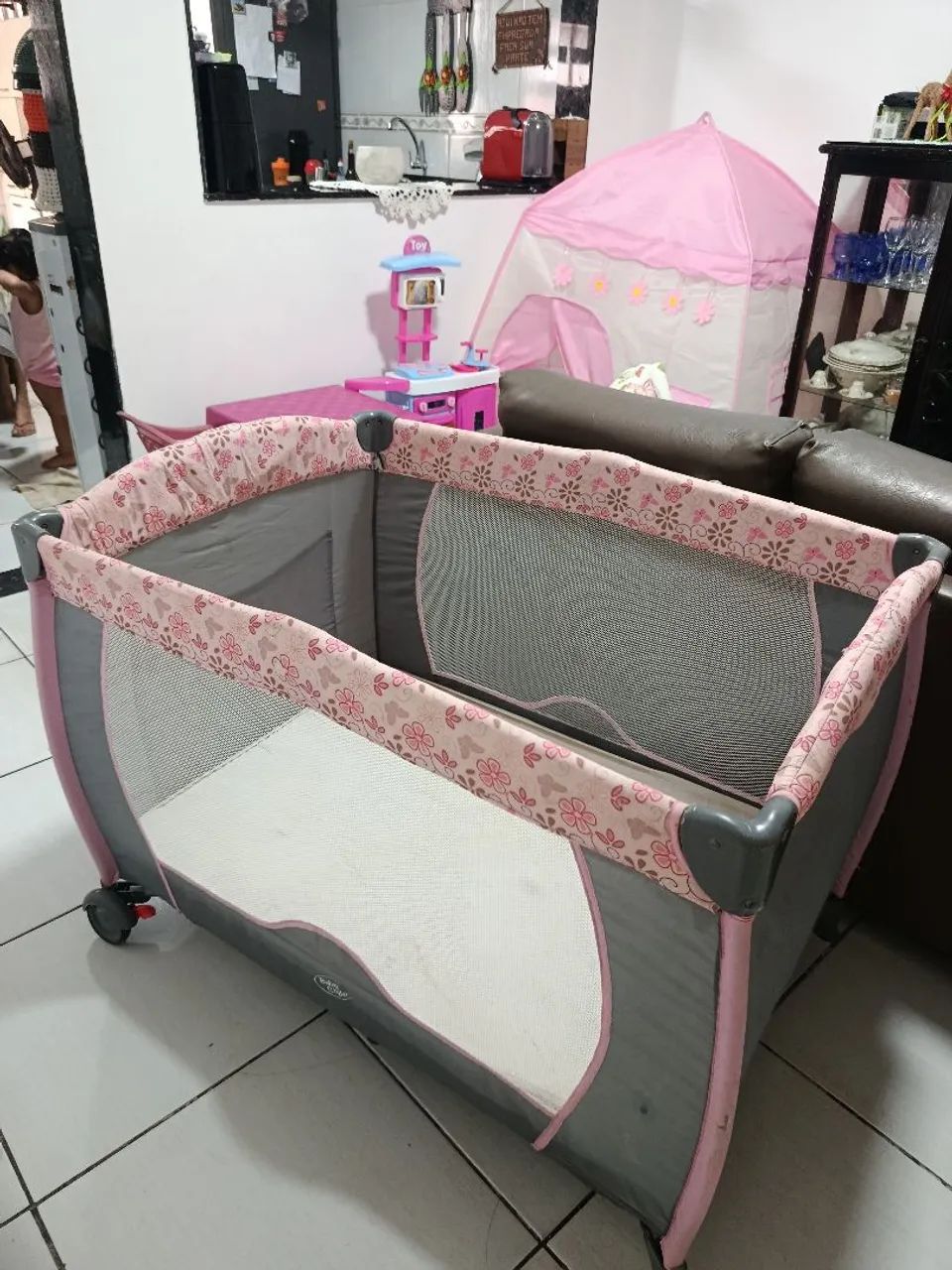 QUADRADO DE BEBÊ COM O COLCHÃO  - Foto 2