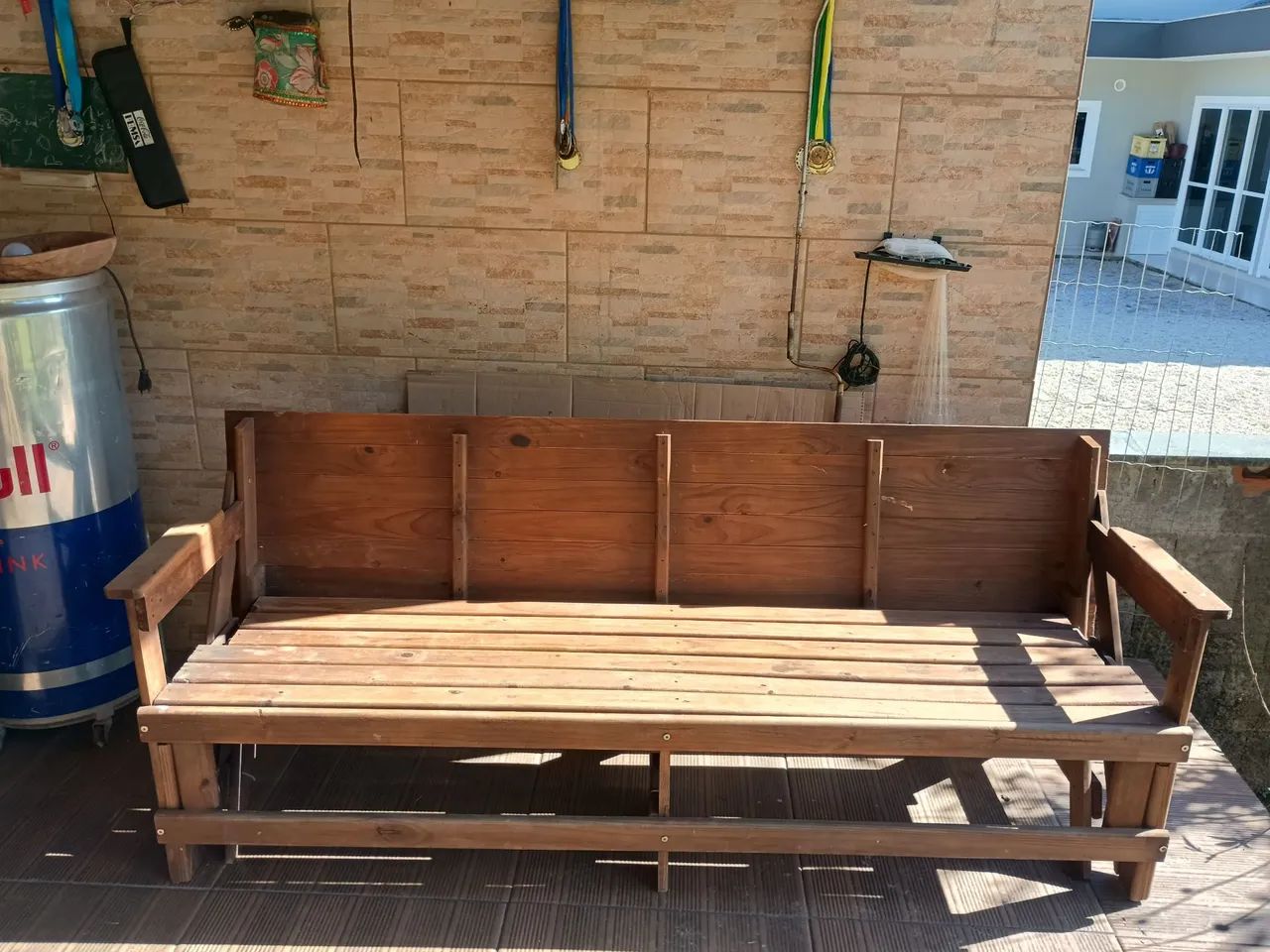 BANCO QUE VIRA MESA 8 LUGARES - Foto 4