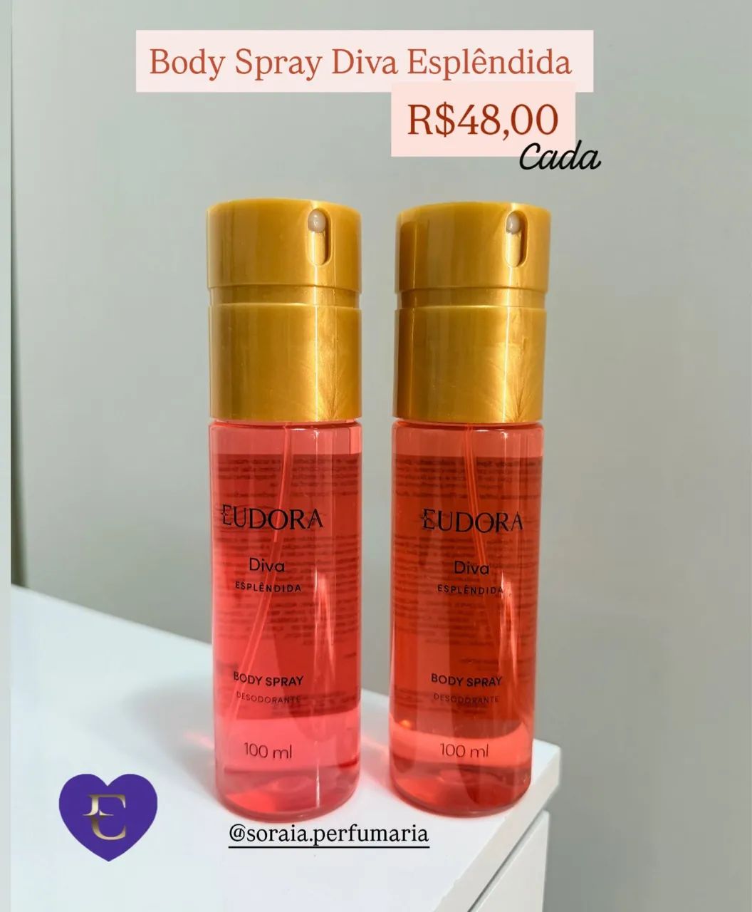 Body Spray Diva Esplendida 