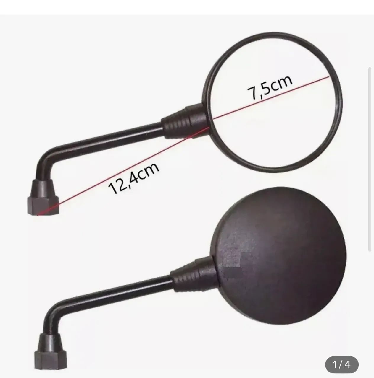 Retrovisor modelo mini bolinha - Foto 3