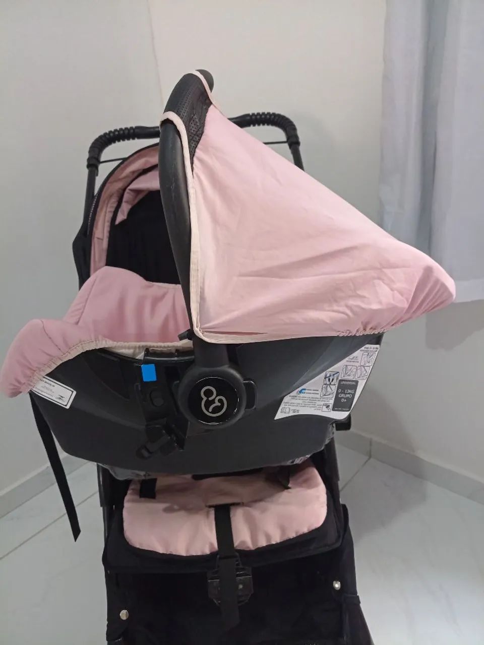 Carrinho de passeio e bebê conforto  - Foto 5