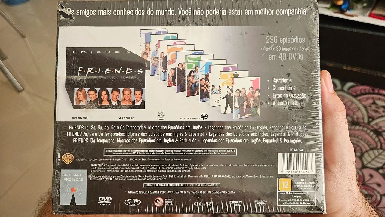 Box DVDs coleção Friends completo - Foto 3