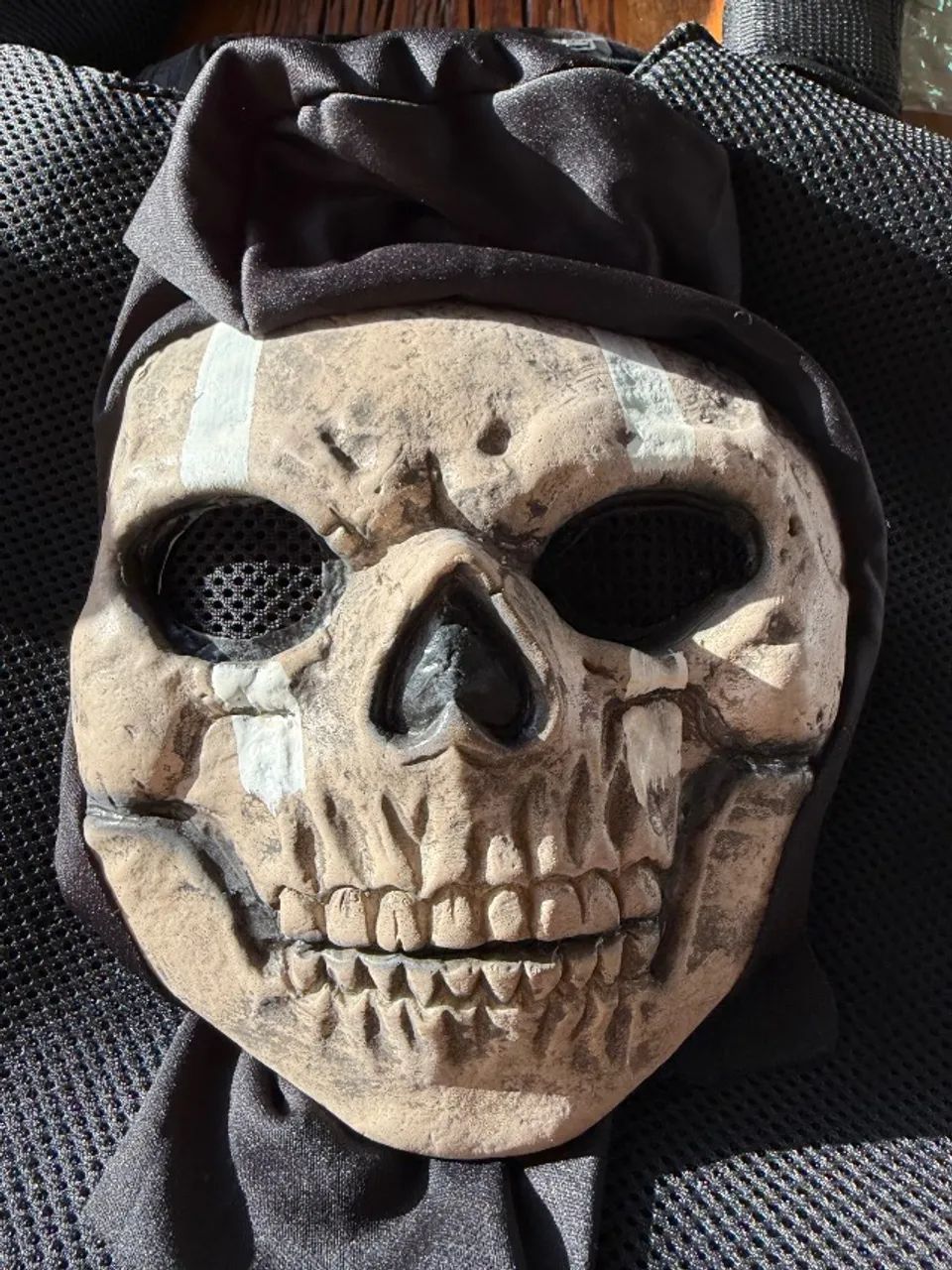 Máscara caveira com balaclava 