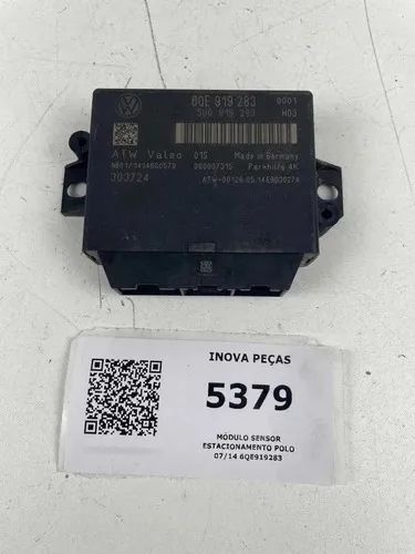 Módulo Sensor Estacionamento Polo 07/14 6qe919283 Branco - Foto 2