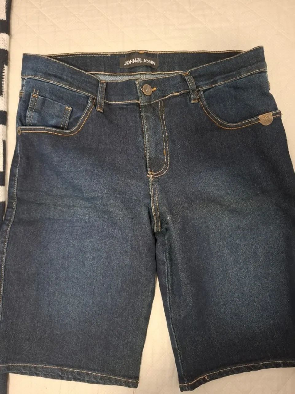 Bermuda jeans masculina - Foto 2