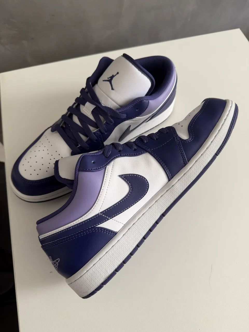 Tênis Air Jordan 1 Low Purple Roxo - Foto 5