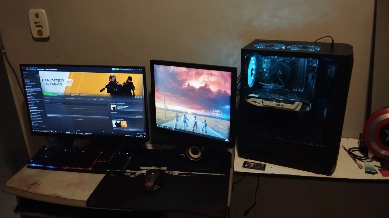 Gabinete gamer com 6 fans - Foto 4