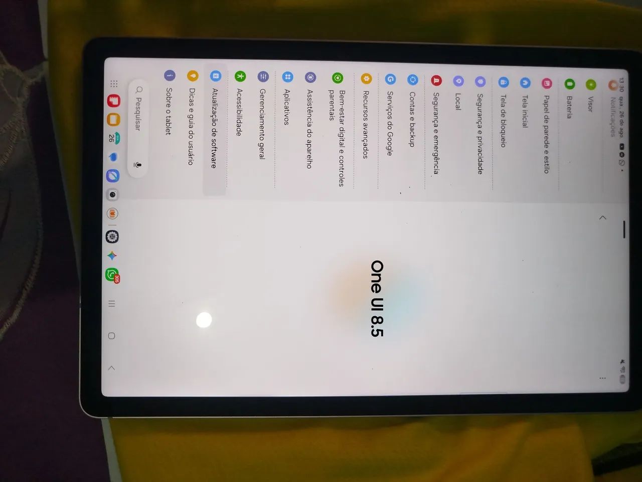 VENDE-SE TABLET SAMSUNG Fé 8 De RAM e 128 GB de ESPAÇO INTERNO. - Foto 5