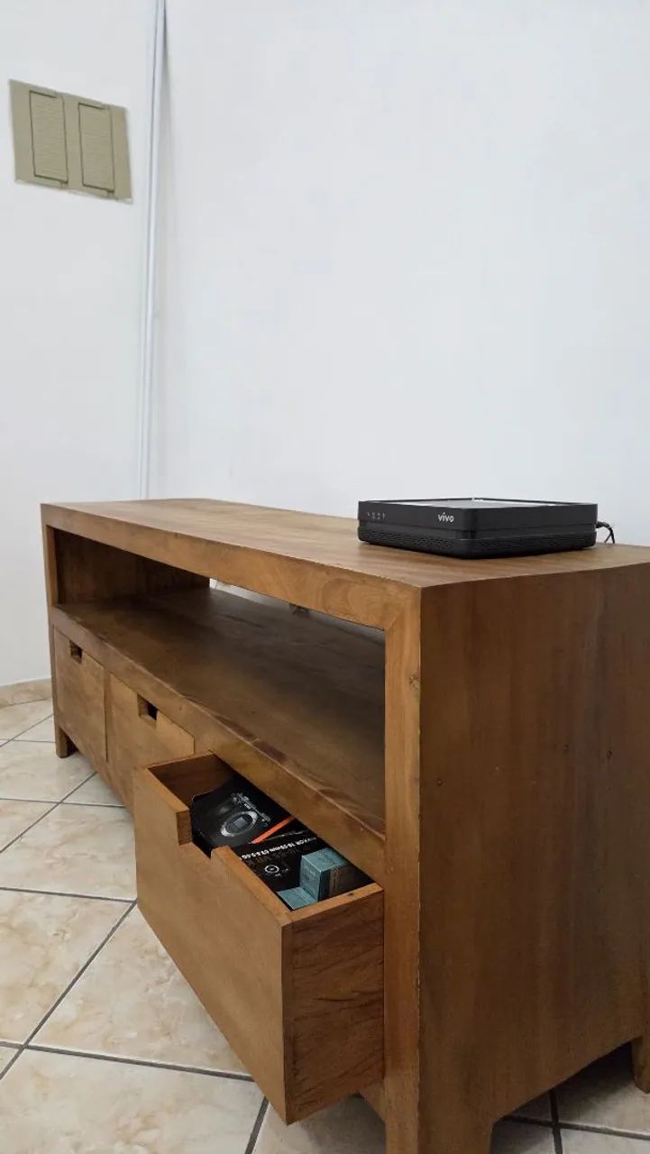 Rack em madeira maciça - Foto 4