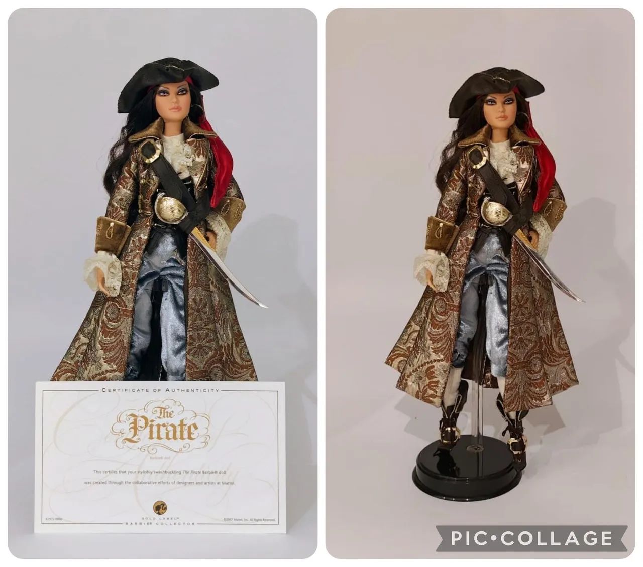 PirateBarbieGOLDLABEL9400体MATELパイレーツバービー Barbie the pirate gold label - Hobbies e coleções - Lauzane