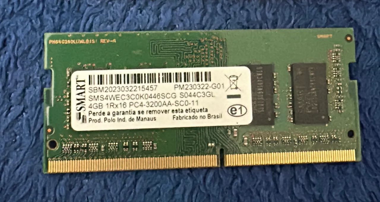 Memória DDR4 4Gb
