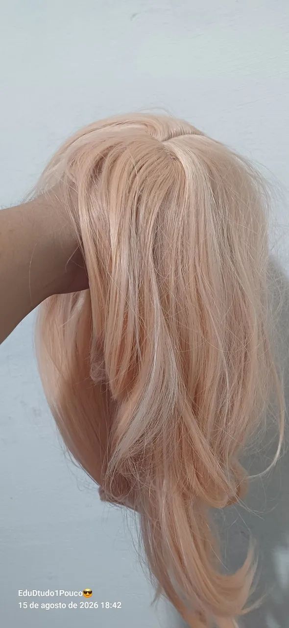 Peruca para festas ou uso diário não é  cabelo humano - Foto 4