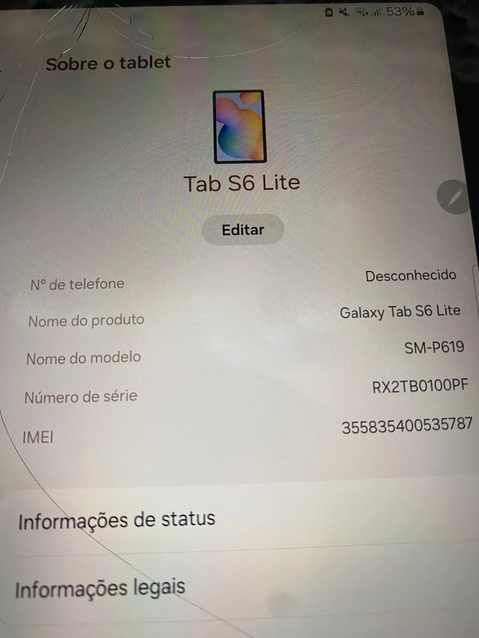 Tablet Galaxy Tab S6 Lite SM-P619  - Foto 5