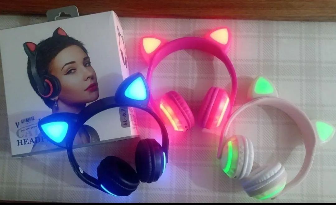Fone bluetooth orelha de gato - Foto 2