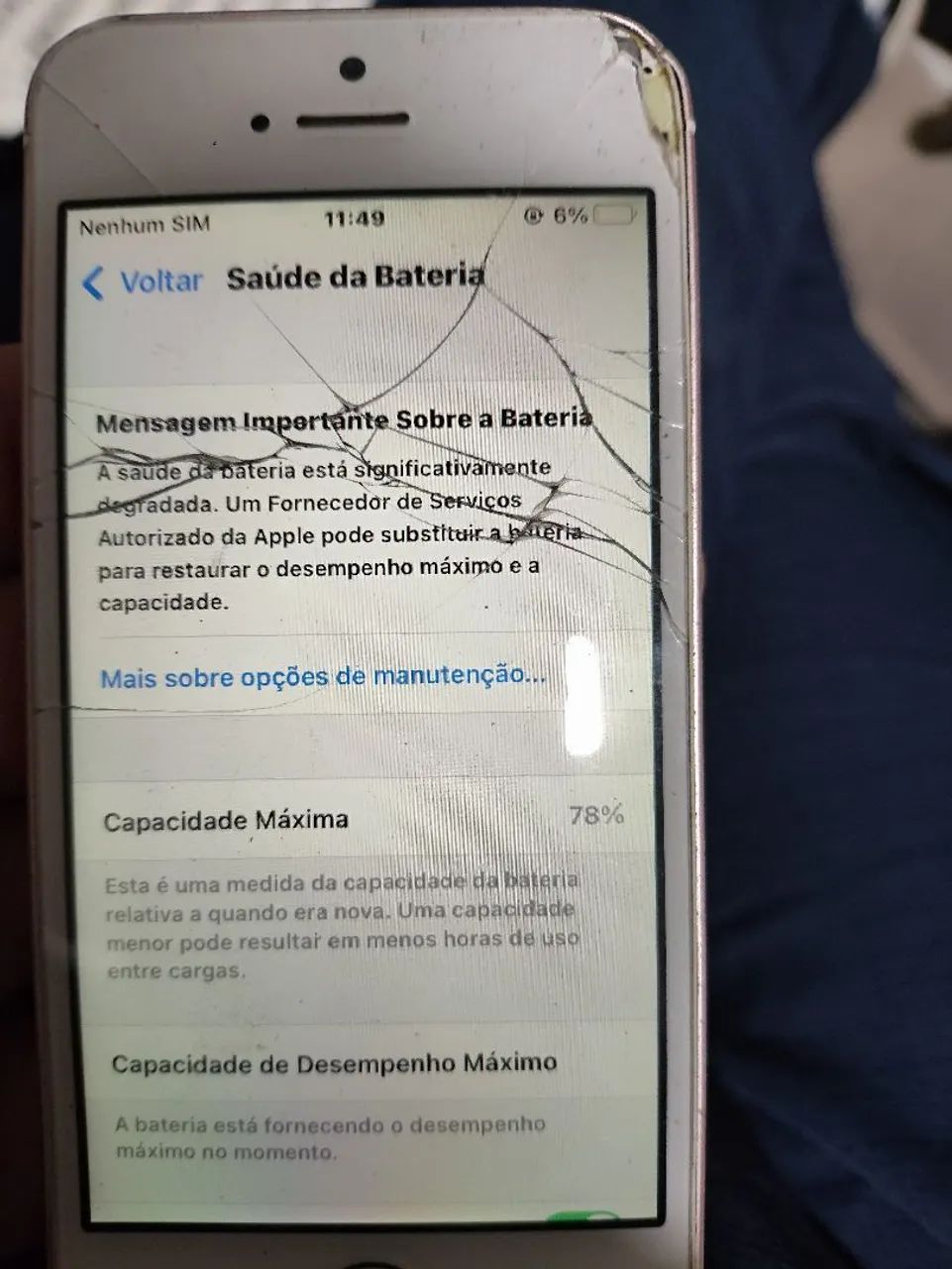 iPhone SE 64gb (para retirada de peças) - Foto 5