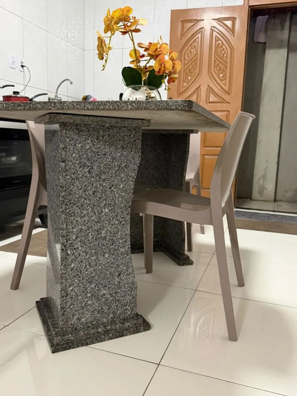 Mesa de jantar de granito  - Foto 2