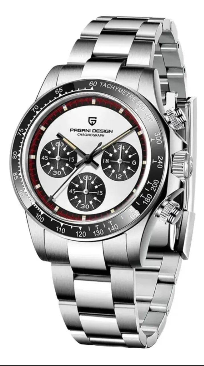 Relogio Pagani Design Cronografo Mecaquartz - Foto 5