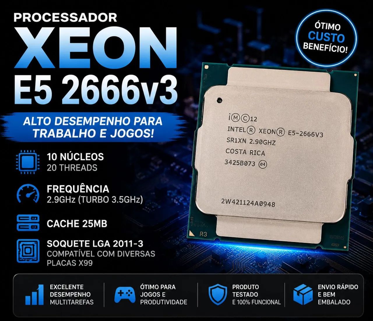 Xeon E5 2666 V3 - Processadores - Riachão do Jacuípe 1503054142 | OLX