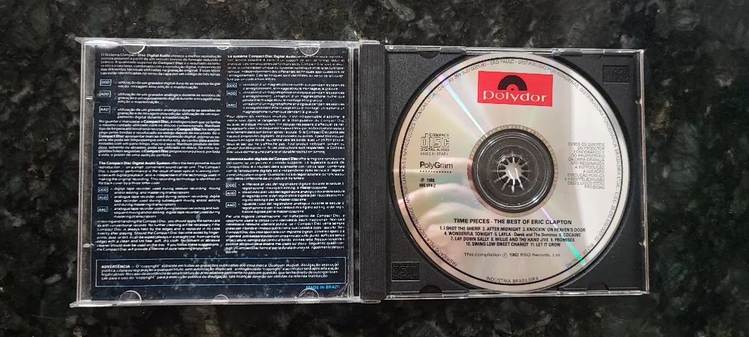 CD Eric Clapton - Time Pieces: The Best Of - Foto 3