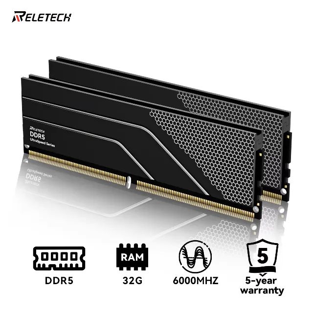Memórias RAM Reletech DDR5 32GB 6000MHz (2x16) - SEMINOVA