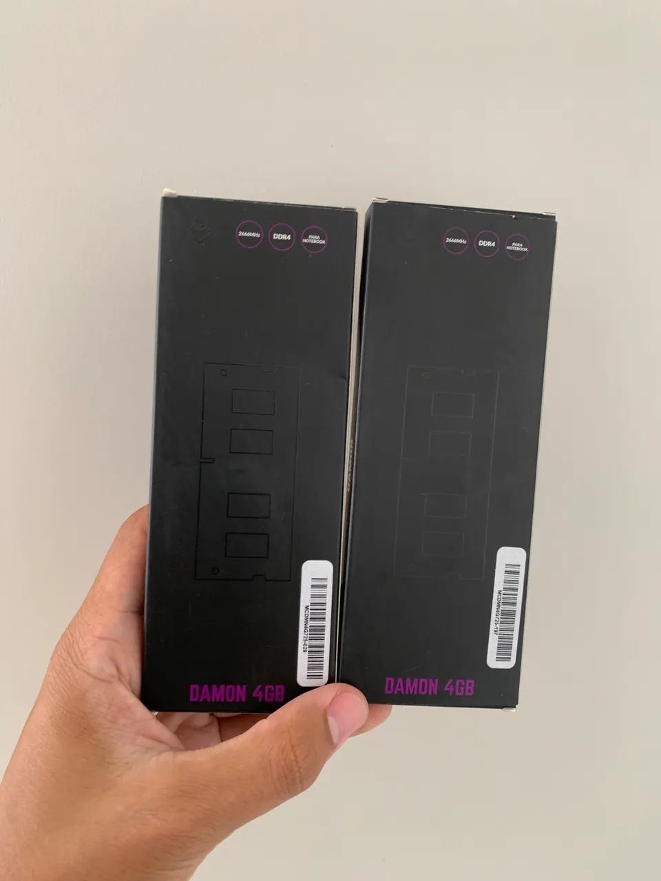 Memória 4GB DDR4 para notebook ( cada )