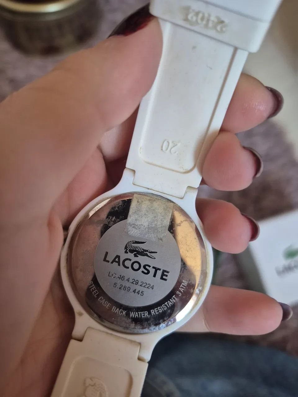 Relógio Lacoste Rosa e Branco 2402 - Foto 2