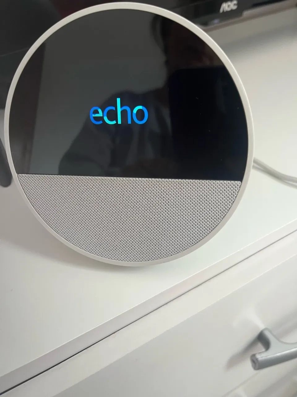 Echo Spot 2024 Branco - Foto 2