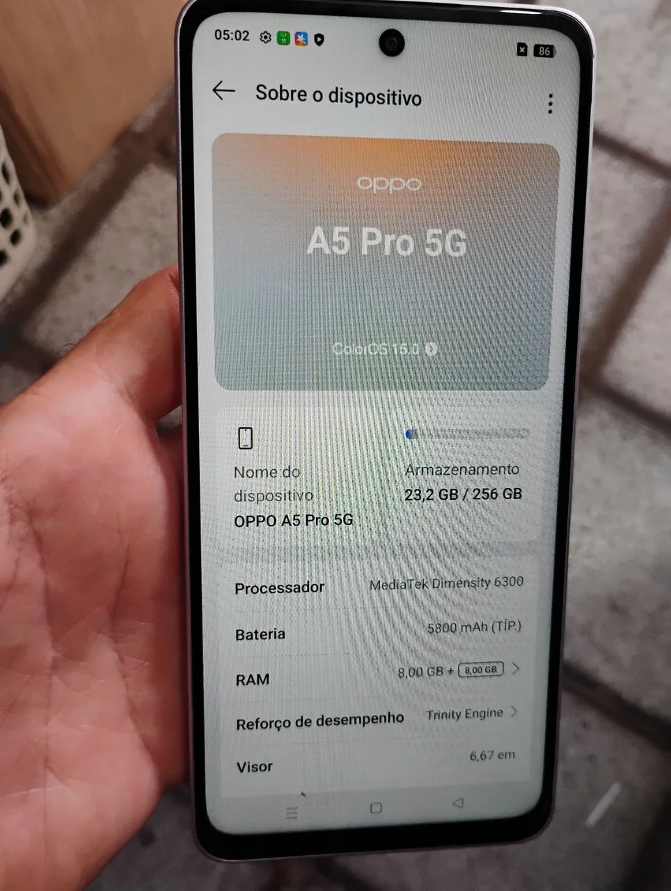 Celular OPPO A5 pró 5g  - Foto 4