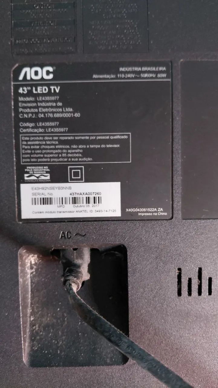 Vendo tv 43 AOC  - Foto 2