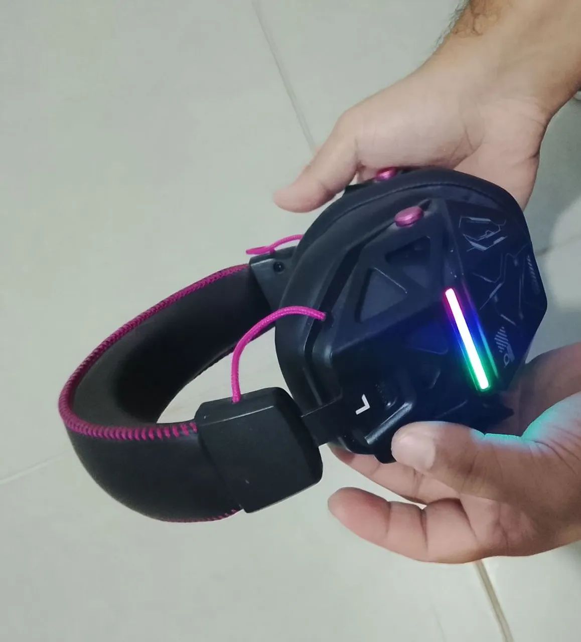 Headset Gamer sem fio Basike. - Foto 4